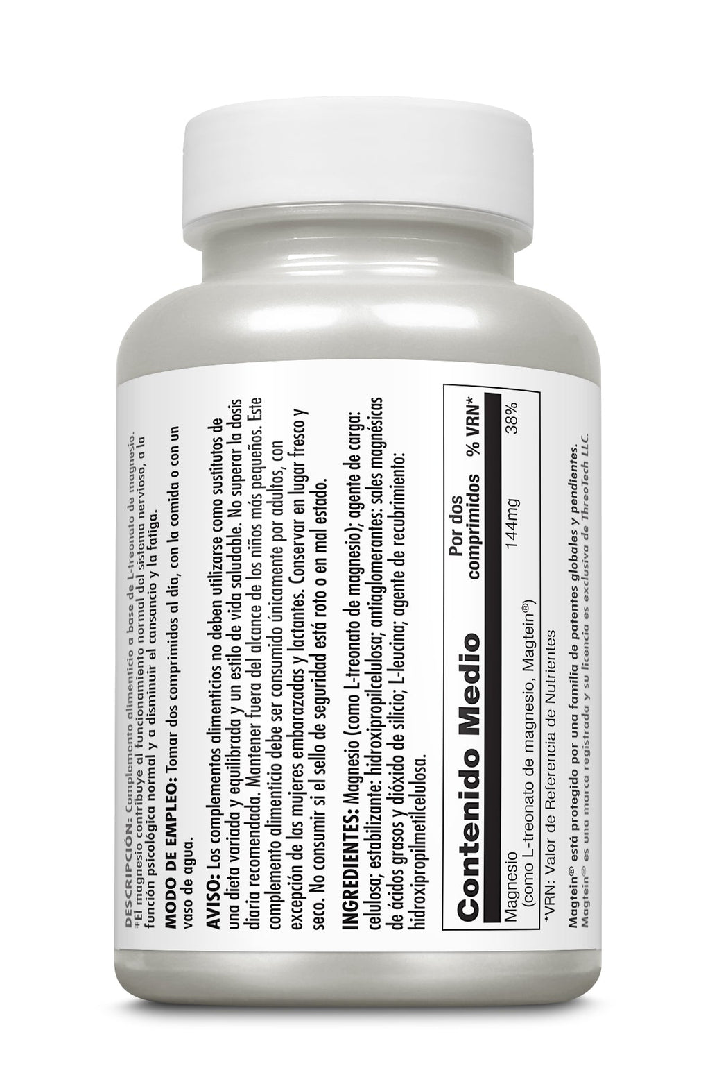 MAGNESIUM L-THREONATE - 60 COMPRIMIDOS (MAGTEIN)