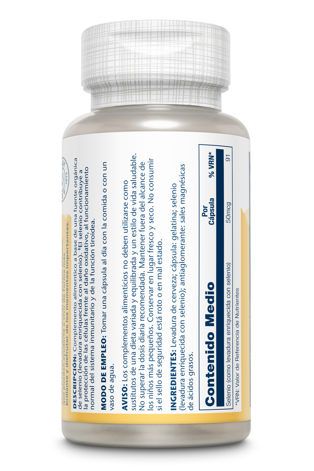 SELENIO 50 MCG - 100 CÁPSULAS