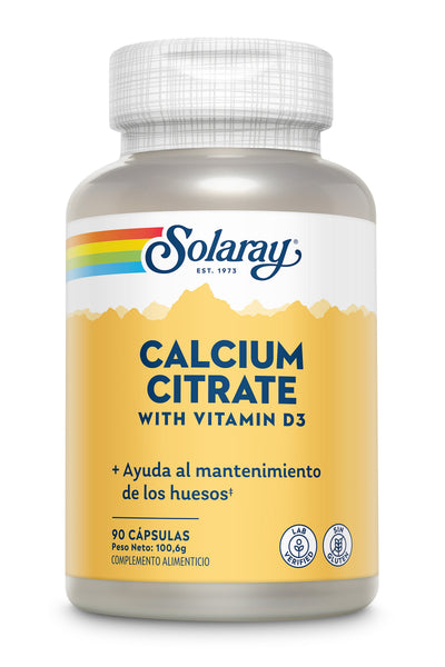 CALCIUM CITRATE WITH VITAMIN D3 - 90 CAPSULES