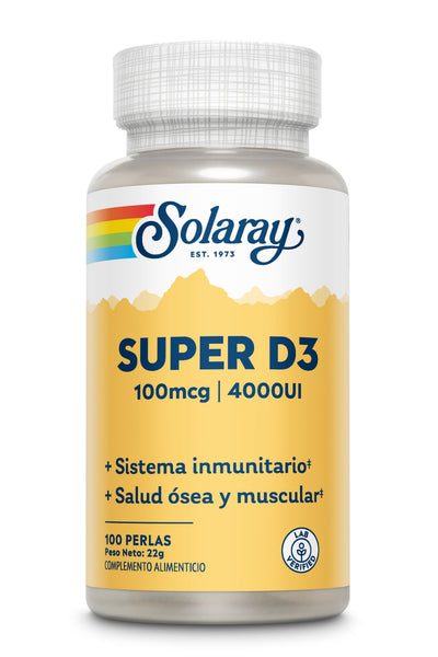 SUPER D3 - 4000 IU - 100 SOFTGELS