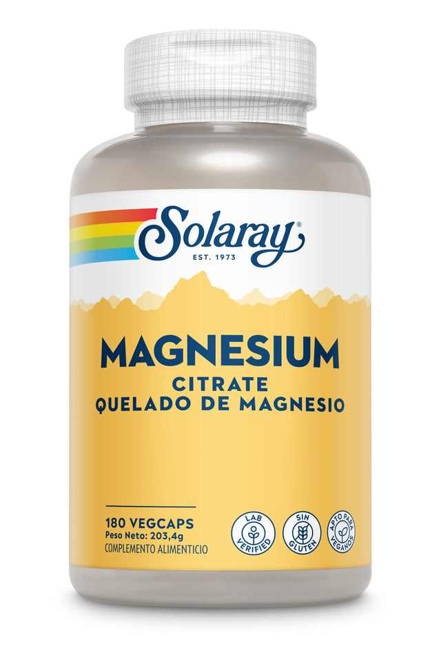 MAGNESIO CITRATO - 90 & 180 VEGCAPS