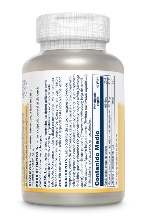 CALCIUM & MAGNESIUM - 90 VEGCAPS