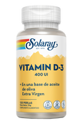 VITAMIN D3 400UI - 120 PERLAS (ES)