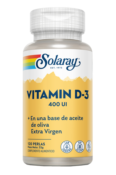 VITAMIN D3 400UI - 120 PERLAS (ES)