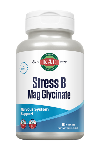 STRESS B & MG GLYCINATE - 60 VEGCAPS