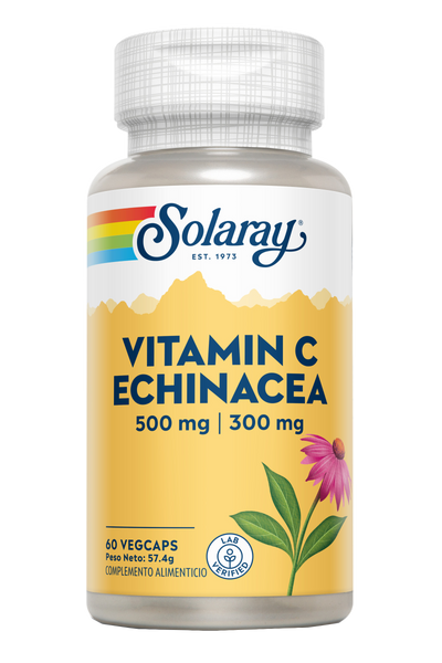 VITAMIN C 500 MG & ECHINACEA 300 MG - 60 VEGCAPS