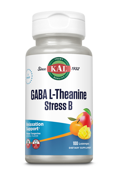 GABA, L-THEANINE & STRESS B - 100 ORODISPERSIBLE TABLETS