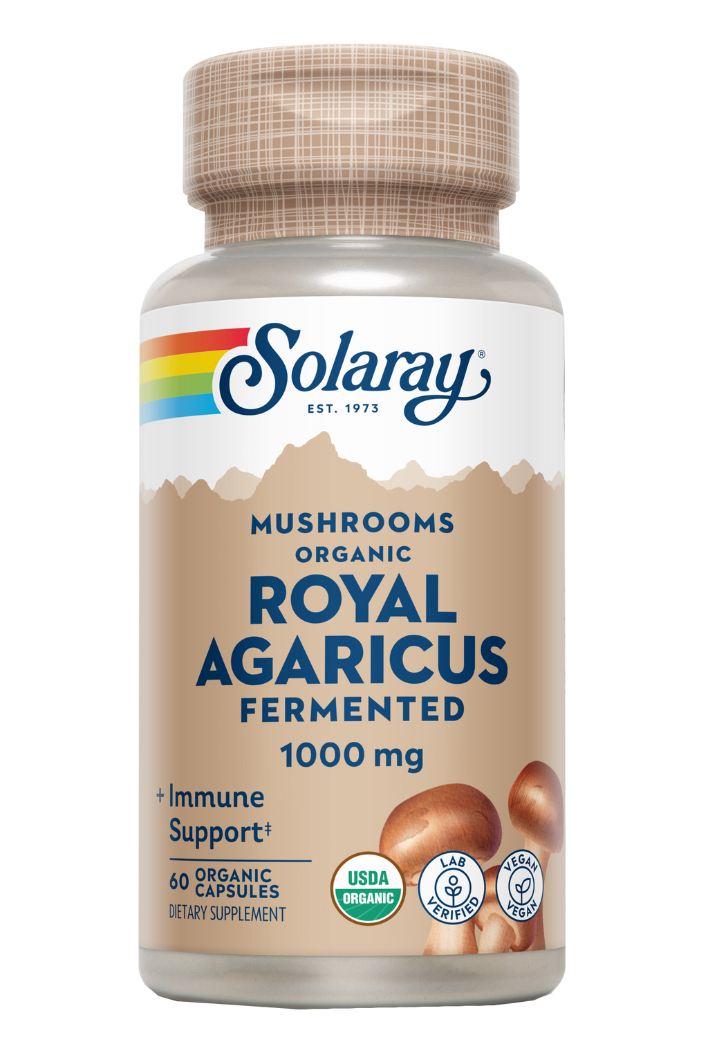 ROYAL AGARICUS (CHAMPIÑON DEL SOL) - 60 CÁPSULAS VEGETALES