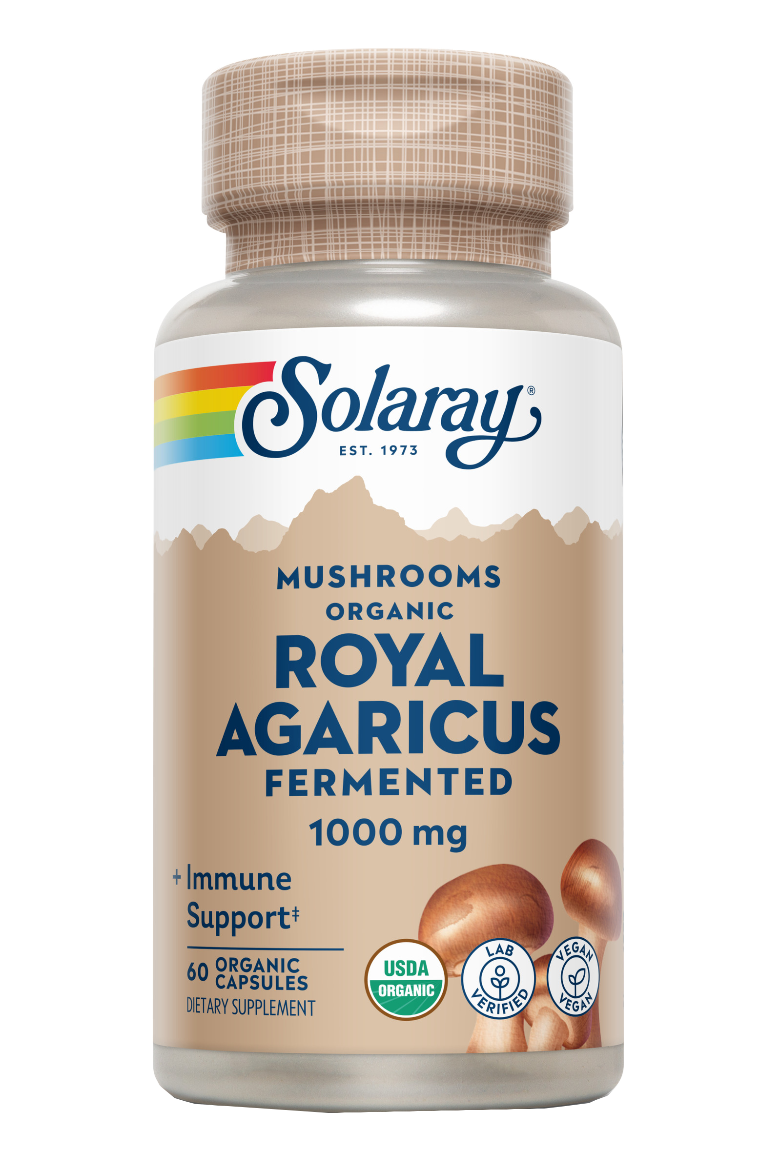 ROYAL AGARICUS (CHAMPIÑON DEL SOL) - 60 CÁPSULAS VEGETALES