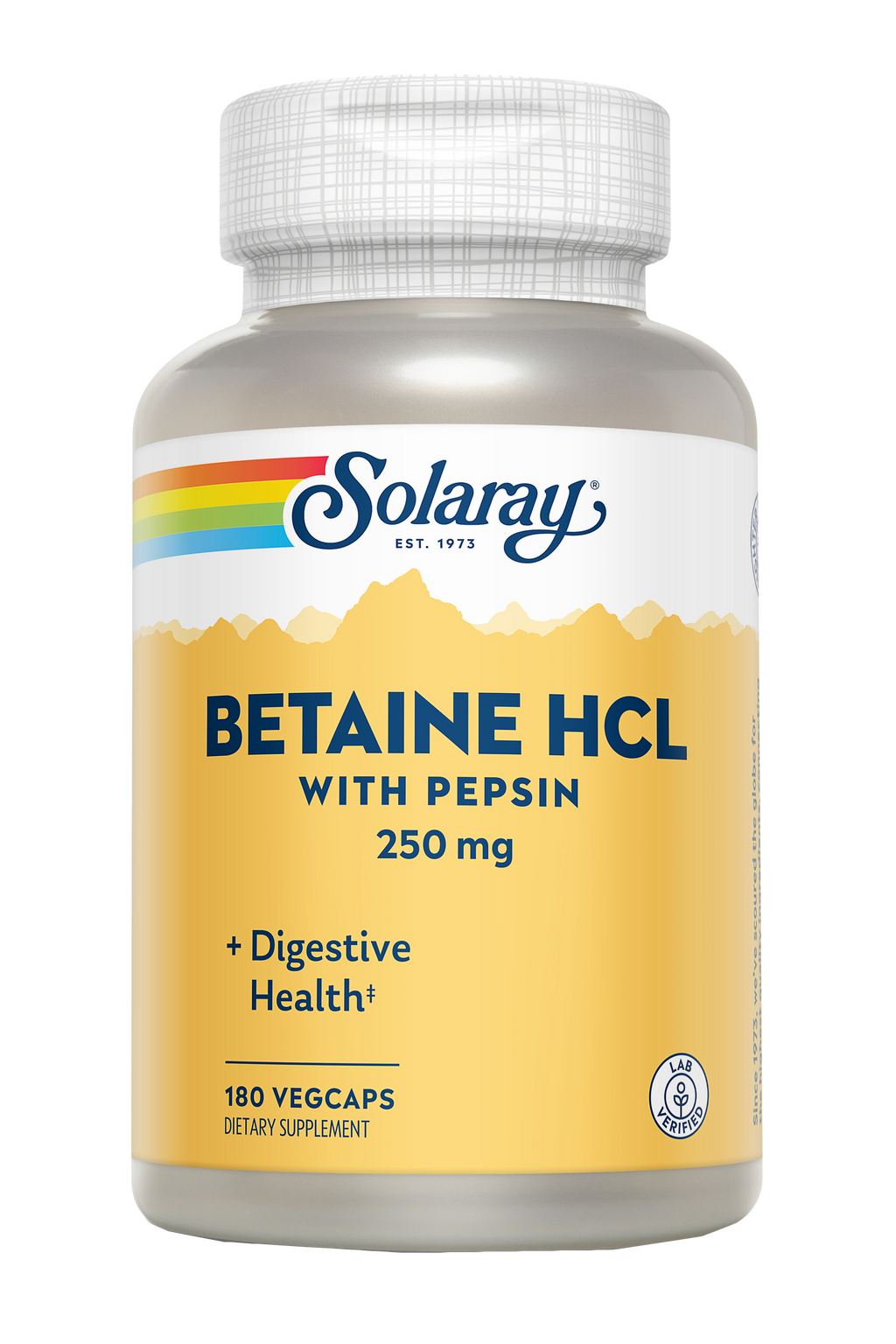 BETAIN HCl CON PEPSINA  - 180 VEGCAPS