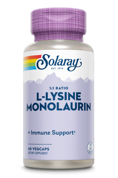 L-LYSINE & MONOLAURIN - 60 VEGCAPS
