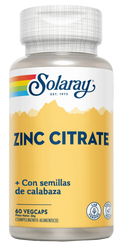 ZINC CON SEMILLAS DE CALABAZA - 60 VEGCAPS