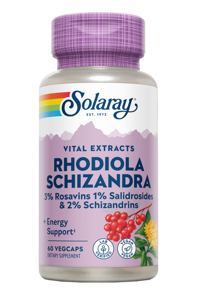 SCHIZANDRA & RHODIOLA - 60 VEGCAPS
