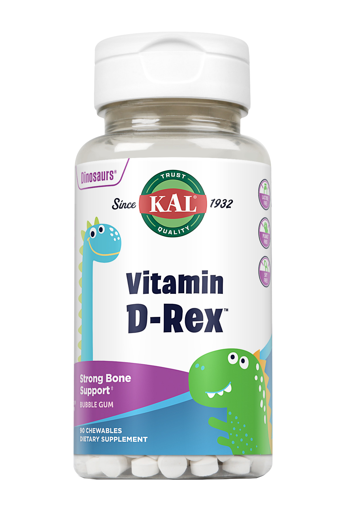 VITAMINA D REX - 90 DINOS MASTICABLES