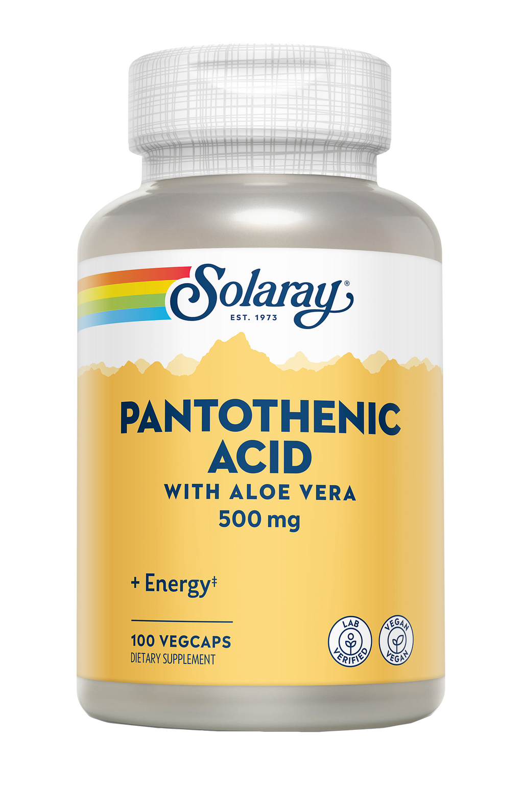 PANTOTENIC ACID - 100 CAPSULAS