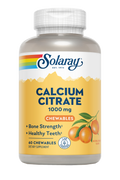 CALCIO CITRATO 1000 MG - 60 COMPRIMIDOS  MASTICABLES SABOR NARANJA