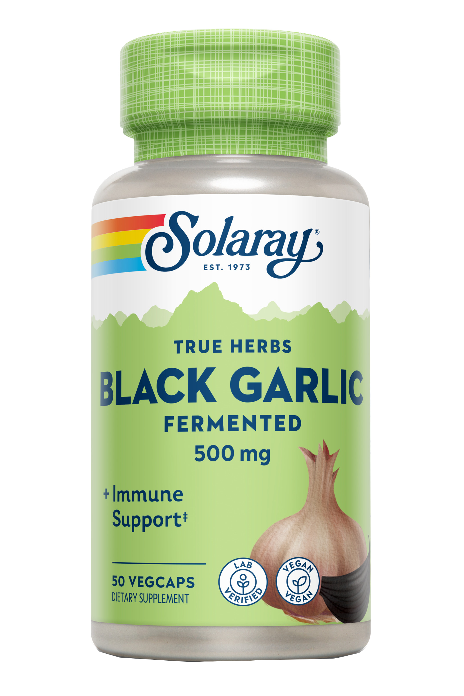 BLACK GARLIC BULB - 50 VEGCAPS