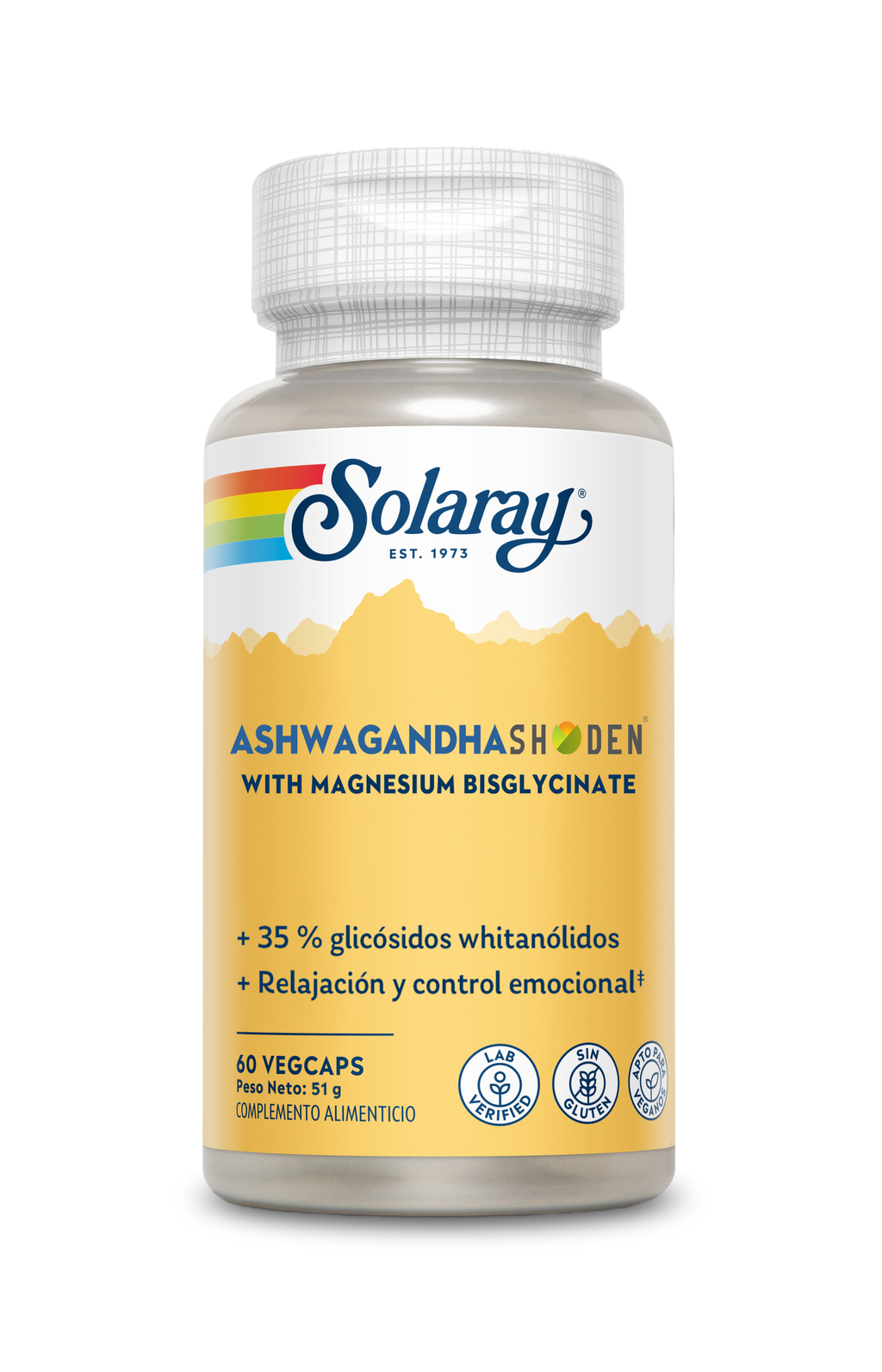 SHODEN ASHWAGANDA & BIGLICINATO MAGNESIO - 60 VEGCAPS