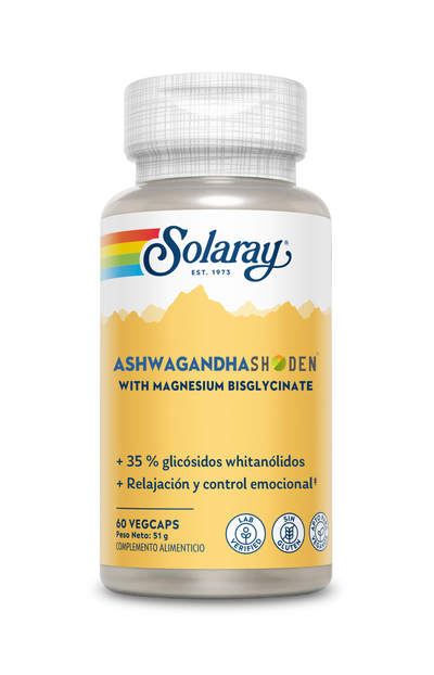 SHODEN ASHWAGANDHA & MAGNESIUM BISGLYCINATE - 60 VEGCAPS