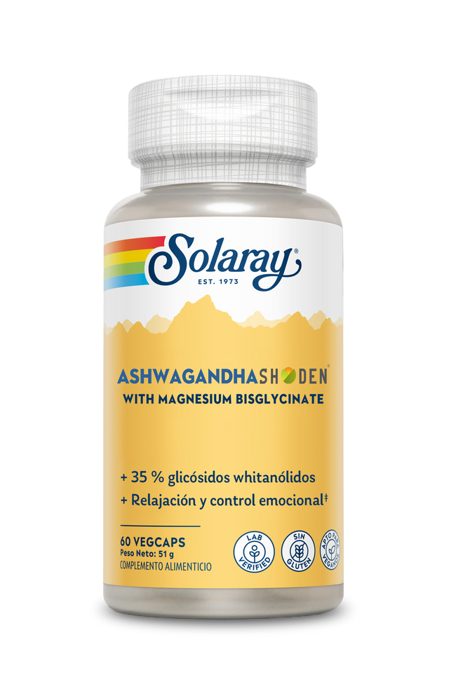 SHODEN ASHWAGANDA & BIGLICINATO MAGNESIO - 60 VEGCAPS
