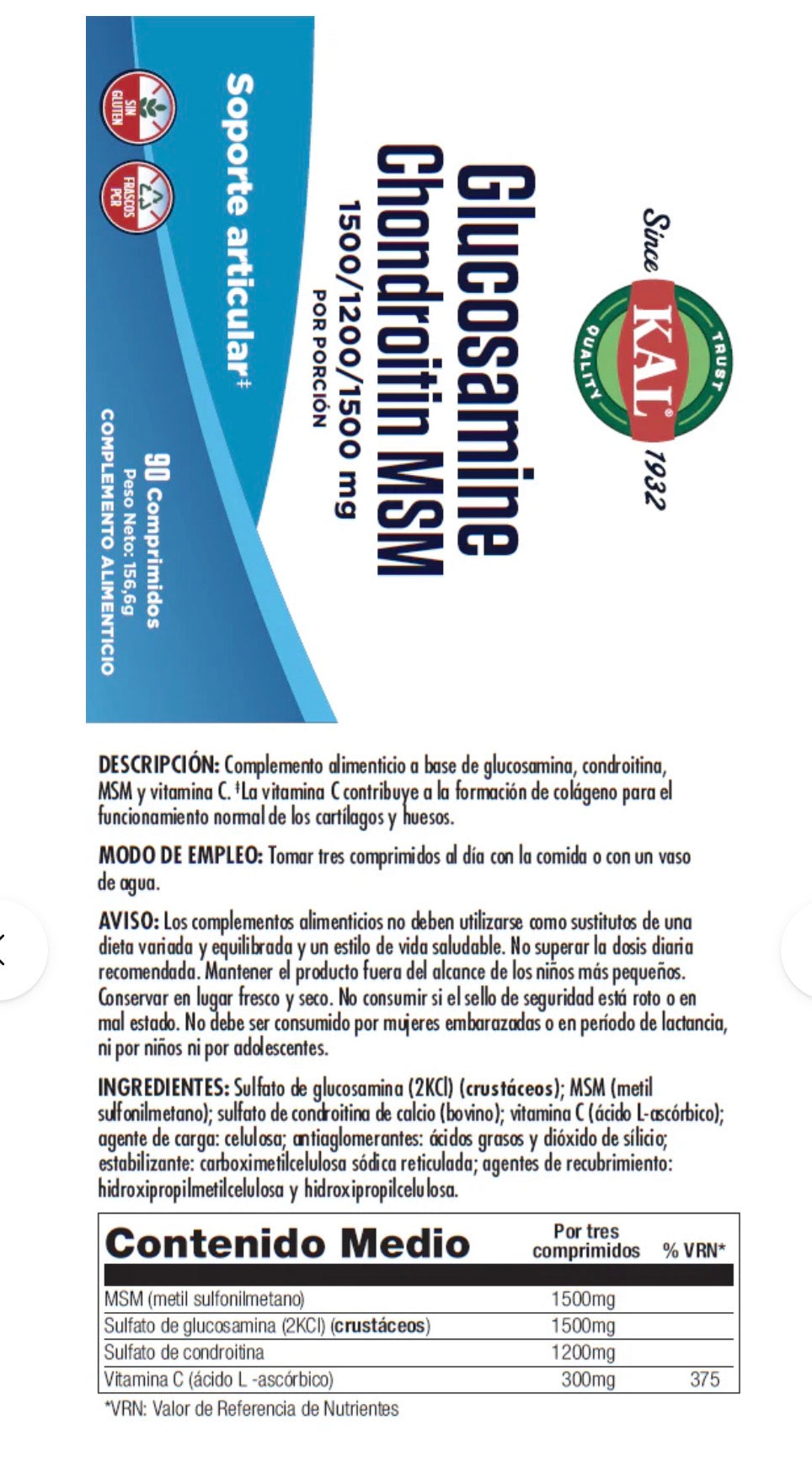 Glucosamine Chondroitin / MSM