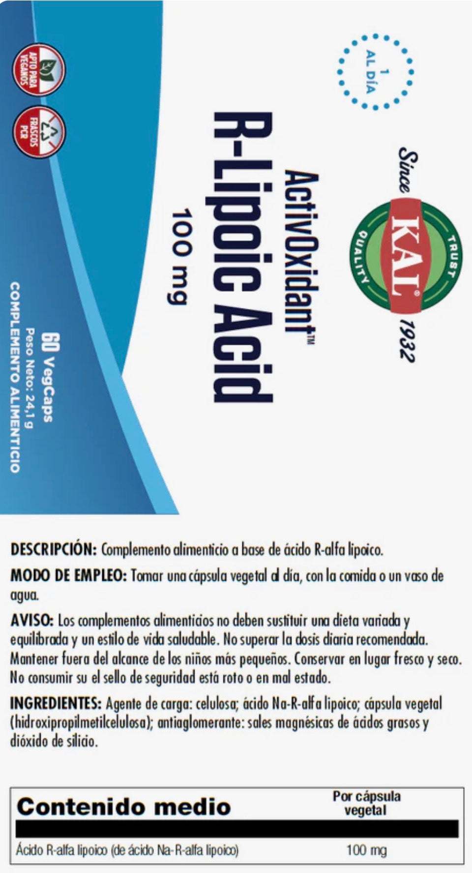 R-Lipoic Acid Activoxidant