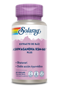 KSM66 PLUS ASHWAGANDHA - 60 VEGCAPS