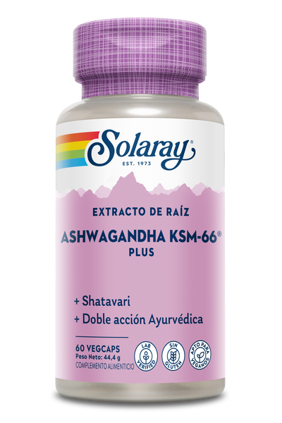 KSM66 PLUS ASHWAGANDHA - 60 VEGCAPS