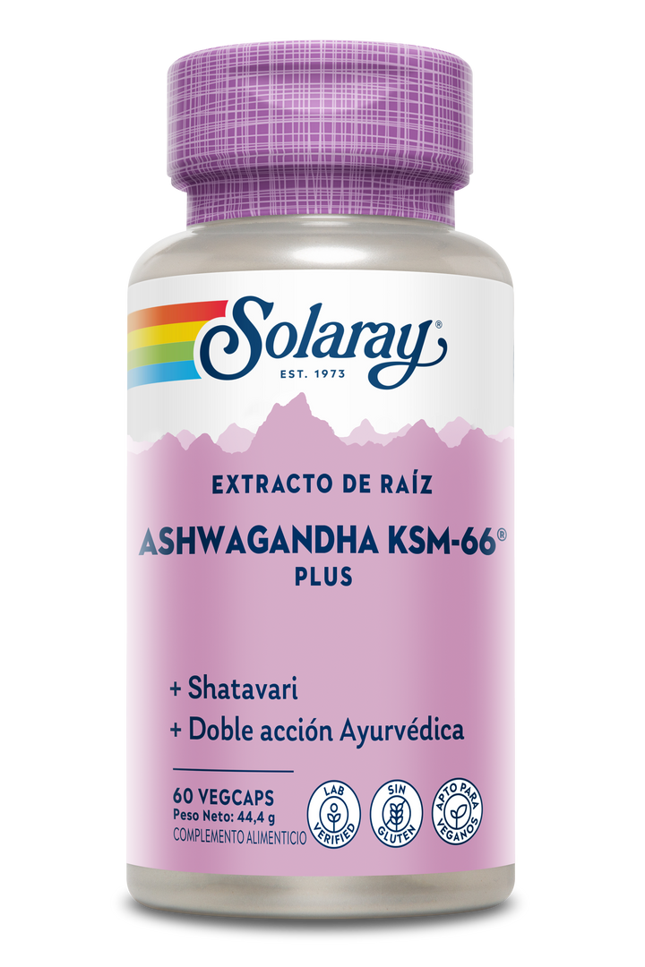 KSM66 PLUS ASHWAGANDHA - 60 VEGCAPS