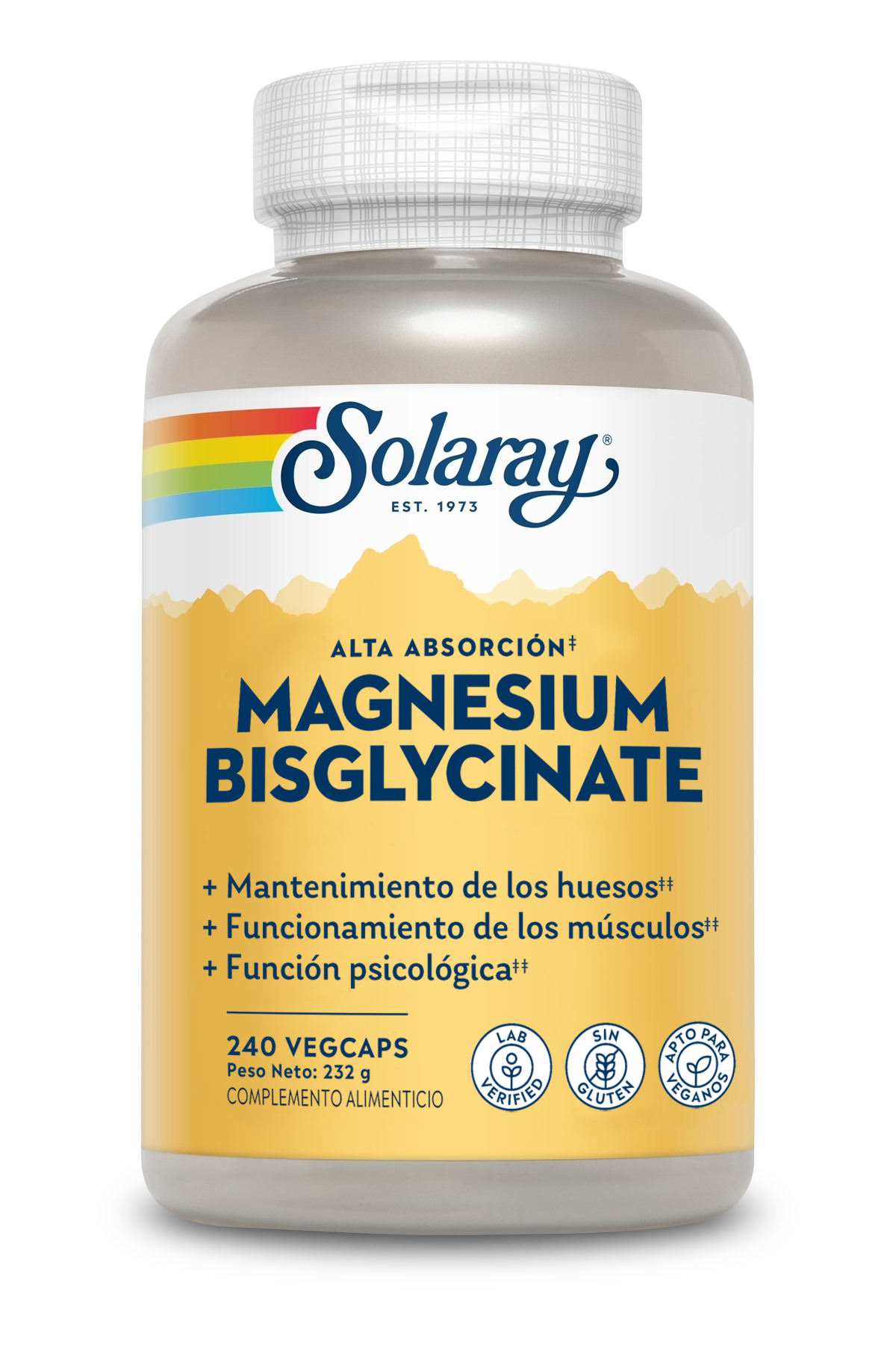 MAGNESIO BISGLICINATO - 120 & 240 VEGCAPS